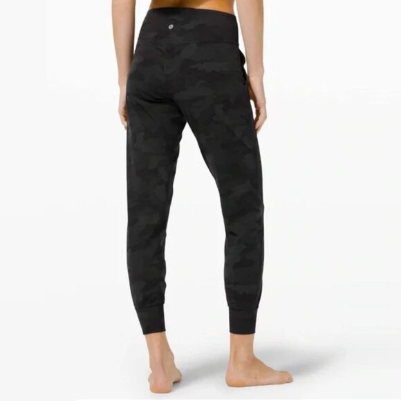 LULULEMON Align Joggers Pants Nulu Hi-Rise Stretch Camo Deep Coal Womens 2 x 29" - Picture 1 of 13